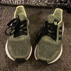 Lime and black Adidas